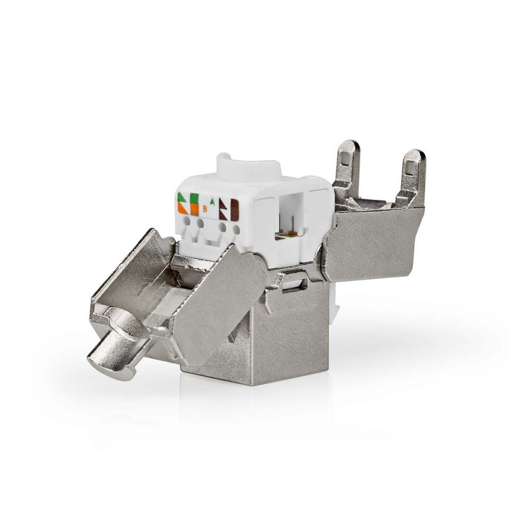 RJ45 Keystone Jack Module CAT7 S/FTP Shielded Tool Free Ethernet