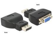 DeLOCK 65567 Cable Gender Changer DisplayPort VGA Black